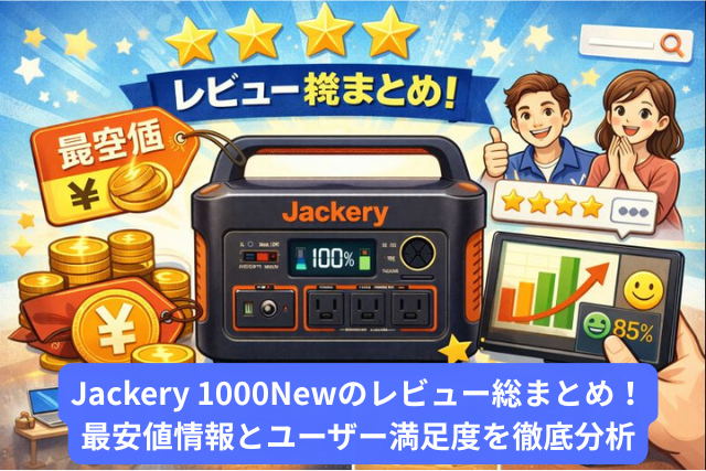 Jackery 1000Newのレビュー