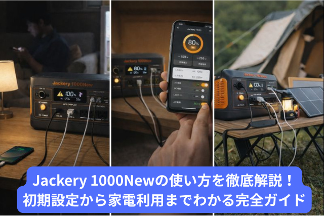 Jackery 1000Newの使い方