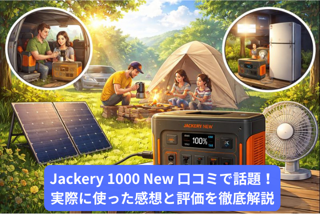 Jackery 1000 New 口コミで話題