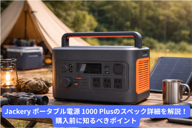 Jackery ポータブル電源 1000 Plusのスペック詳細