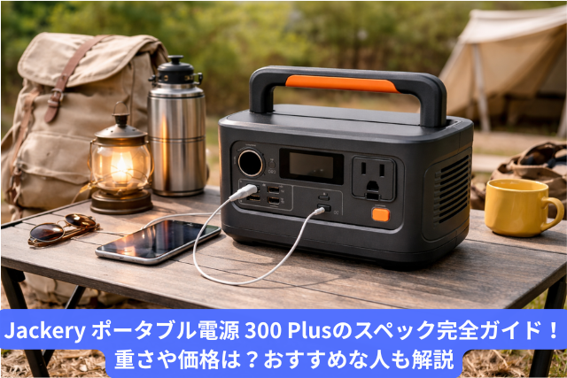 Jackery ポータブル電源 300 Plusのスペック完全ガイド