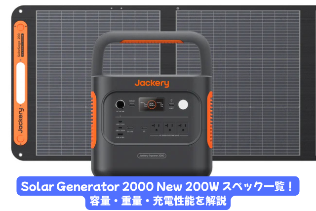 Solar Generator 2000 New