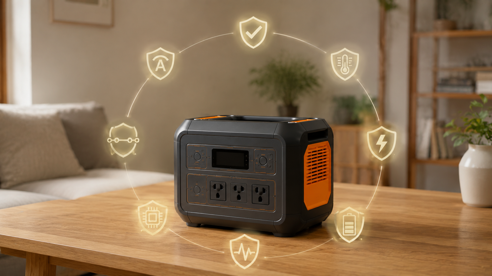 Jackeryポータブル電源の安全性・信頼性を示すイメージ